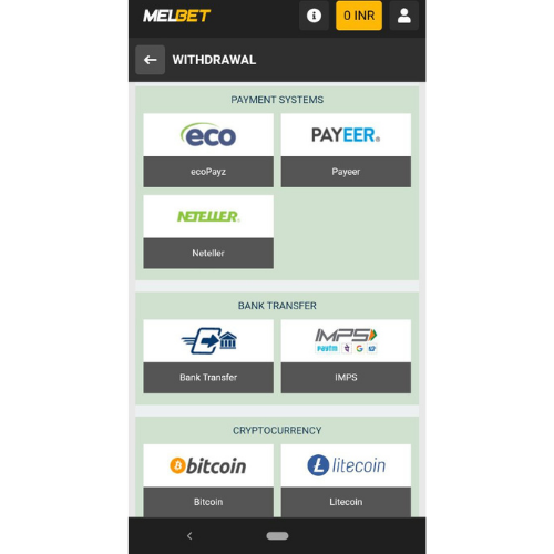 Melbet review app deposit metod3
