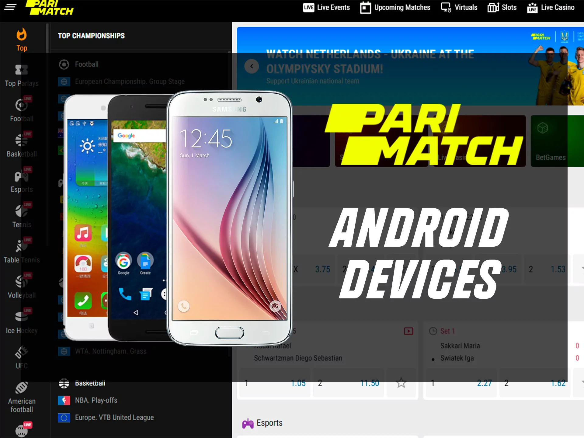 Parimatch App For Android Devices
